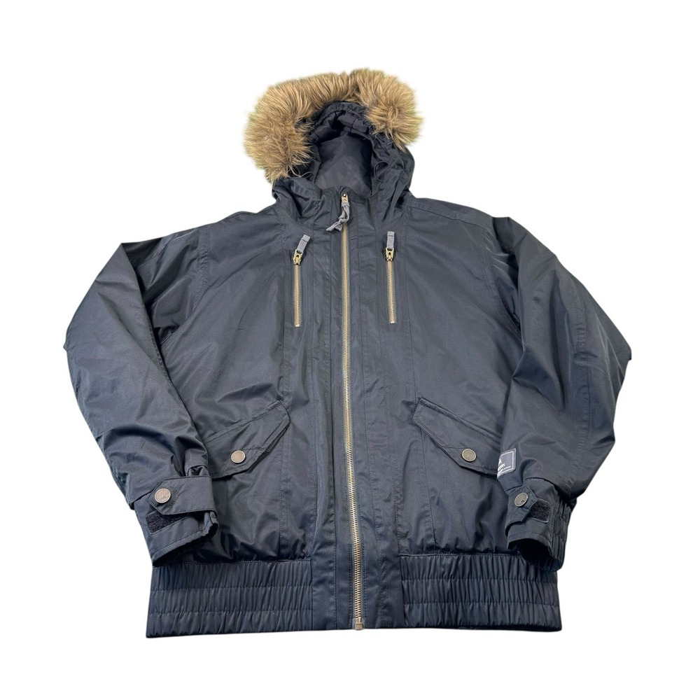 Burton Sz‎ S DryRide Da Nang Snowboard Jacket Faux Fur Hood Coat Ski Insulated